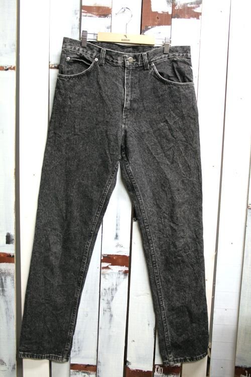 90年代 Lee【リー】 ブラックデニムパンツ 古着 サイズ：w32×L32 古着