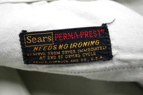 60年代 Sears【シアーズ】 スラックス ビンテージ 古着 Perma-Prest