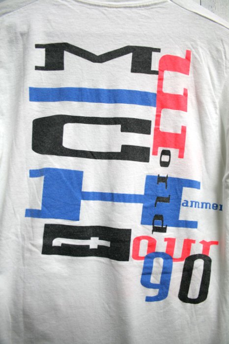 新商品通販 90年代 Tシャツ MCハマー ホワイト 白 ヴィンテージT