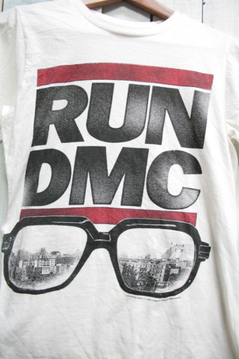 【US限定】RUN DMC ヴィンテージ風Tシャツ クロスカラーズ グリーン