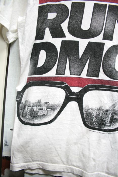 Run-D.M.C.（ラン・ディーエムシー） バンドTシャツ 古着 白 ヒップ