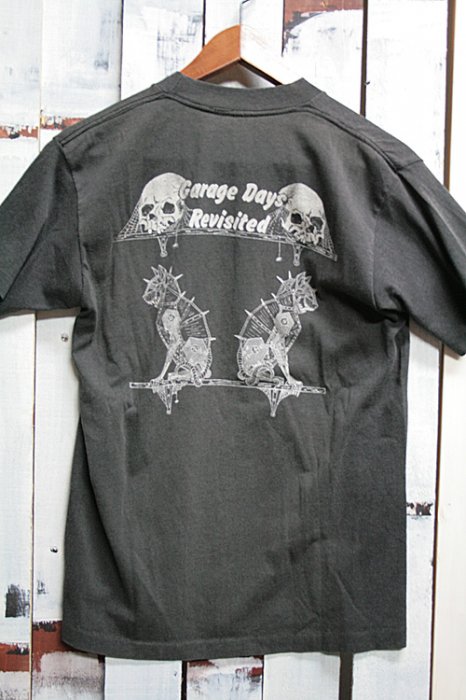 80年代 メタリカ (Metallica) ビンテージ バンドTシャツ バンドT ロックT 黒 ブラック UNITE ヴィンテージ サイズ・S
