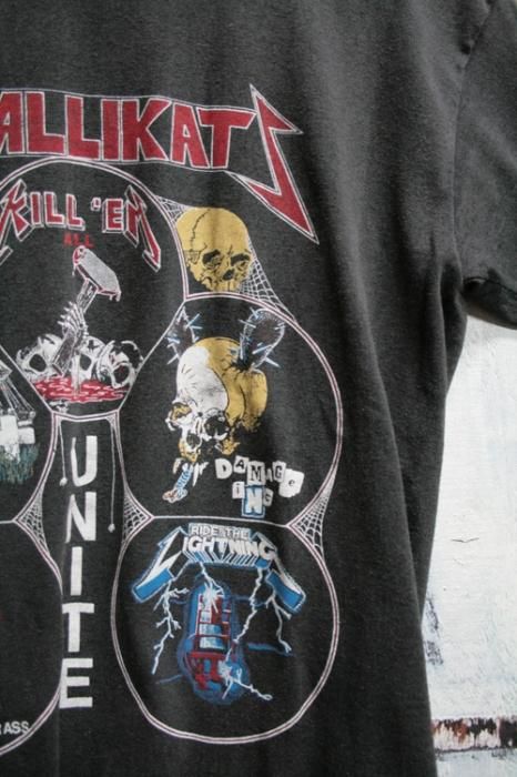 超激レア 80年代 metallica メタリカ ヴィンテージ Tシャツ トイレ