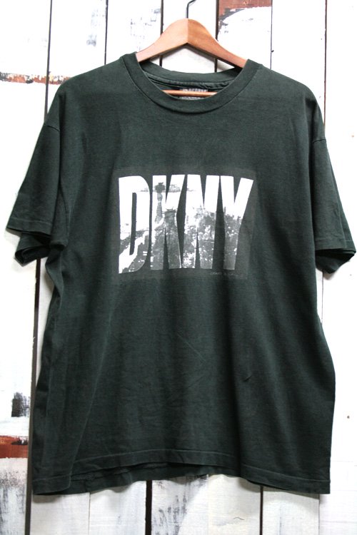 90年代頃 DKNY ダナキャランニューヨーク ビンテージ Tシャツ ロゴ ...