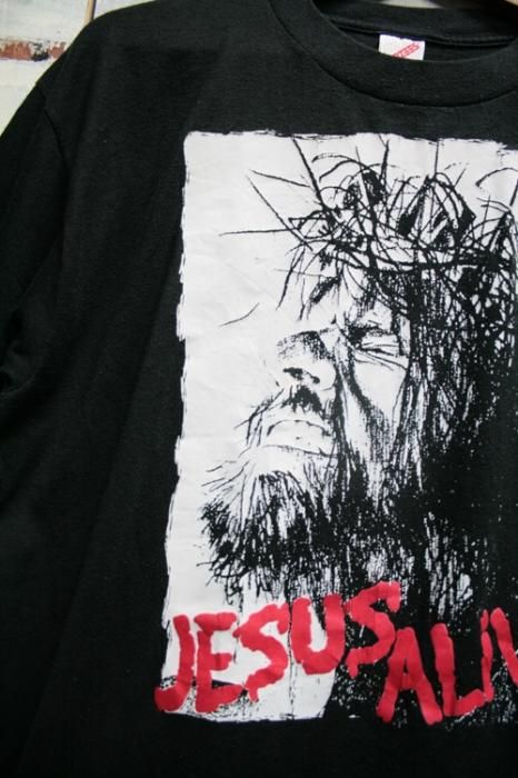 優れた品質 American Thunder Jesus ジーザス キリスト Tシャツ XL T