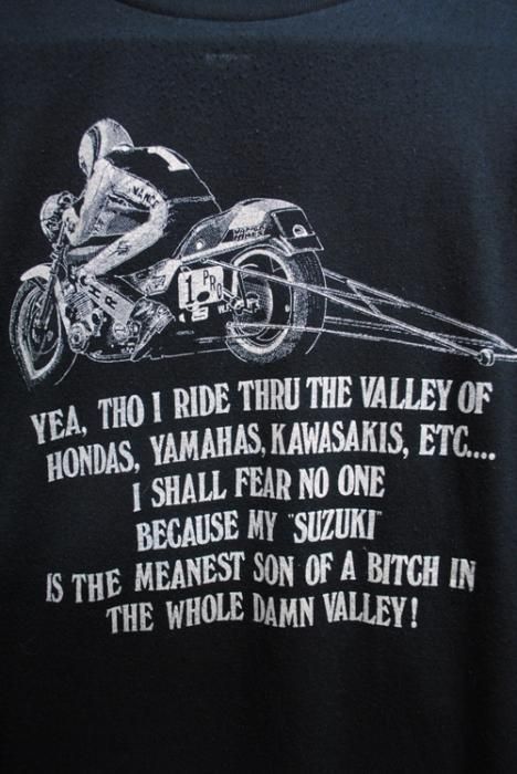 70-80年代 ビンテージ SUZUKI Tシャツ スズキ モーターサイクル バイク