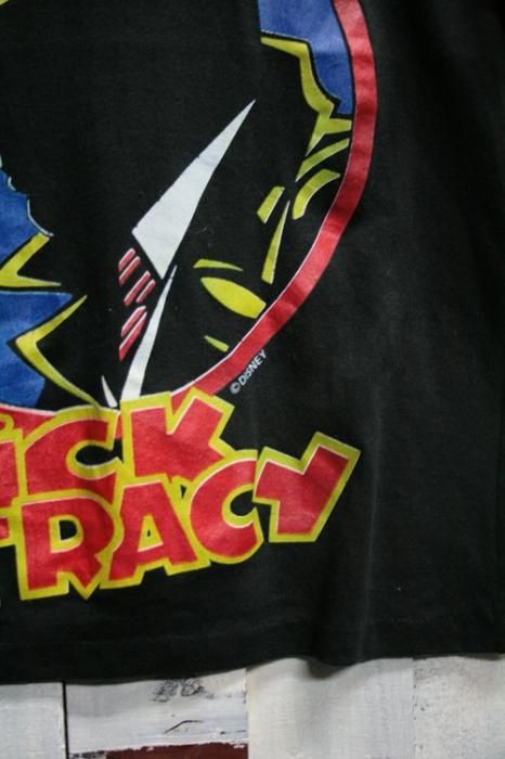 90年代 古着 Dick Tracy ディック・トレイシー プリントTシャツ