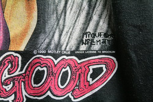 90年代 ビンテージバンドTシャツ モトリー・クルー (Motley Crue) 古着