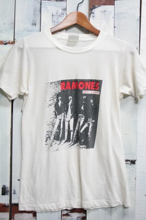 90年代 ラモーンズ（Ramones）バンドTシャツ ホワイト 白 ビンテージ