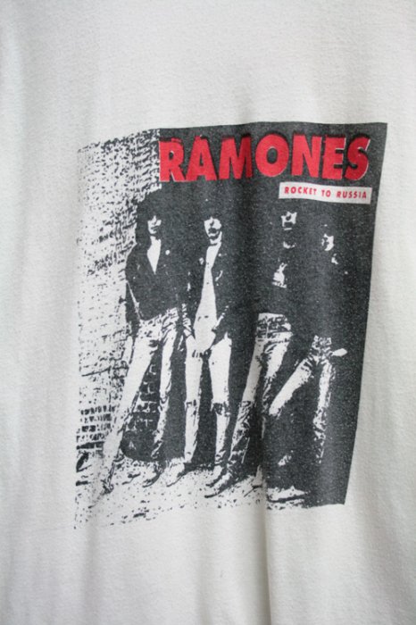 90年代 ラモーンズ（Ramones）バンドTシャツ ホワイト 白 ビンテージ
