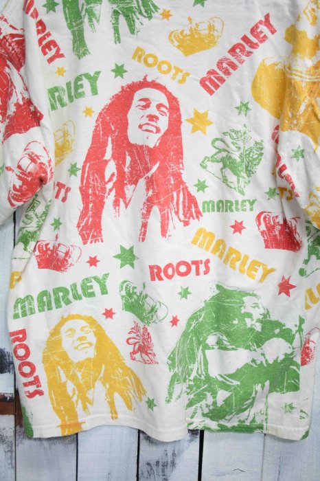 80年代 ヴィンテージTシャツ ボブマーリー Bob Marley オフホワイト 白