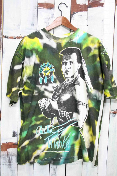 90年代 ヴィンテージTシャツ タタンカ（Tatanka）WWE アメリカ