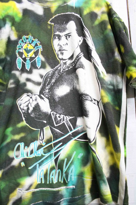 90年代 ヴィンテージTシャツ タタンカ（Tatanka）WWE アメリカ