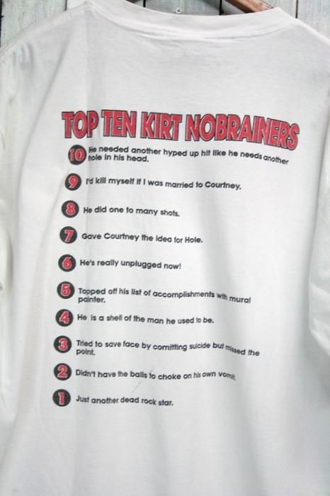 90年代 KIRT NOBRAIN バンドTシャツ Tシャツ プリントシャツ