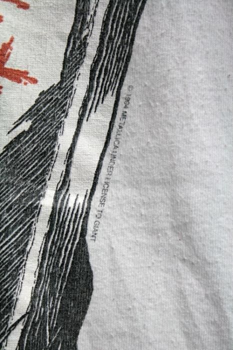 90年代 メタリカ Metallica Pushead パスヘッド バンドTシャツ T