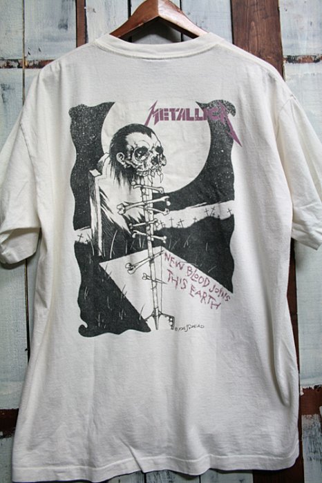 90年代 メタリカ Metallica Pushead パスヘッド バンドTシャツ Tシャツ 
