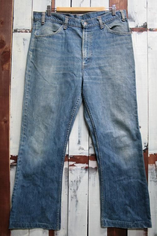 70年代 Levi's リーバイス 646 古着 ブーツカット オレンジタブ ...