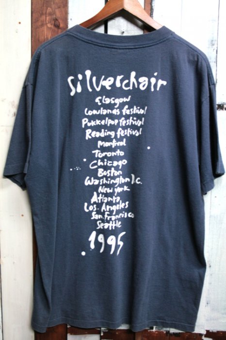 90年代 ビンテージ バンドTシャツ Tシャツ プリントシャツ silver ...