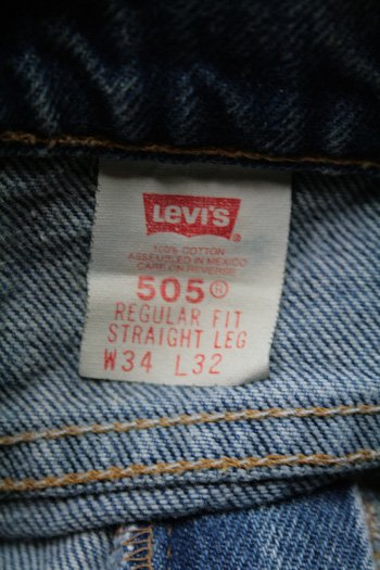 90年代 古着 Levi's リーバイス 505 デニムパンツ オレンジタブ USA製
