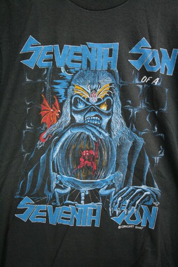 80年代 アイアンメイデン IRON MAIDEN ヴィンテージ Tシャツ ブラック