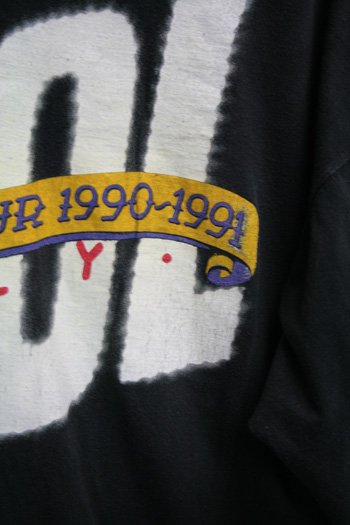 90年代　ビリーアイドル　ヴィンテージ　Ｔシャツ　バンドTシャツ　ブラック