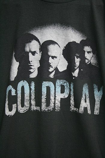 コールドプレイ Coldplay Tシャツ ビンテージプリント バンドTシャツ ブラック サイズ・M 古着通販 ビンテージ古着 古着屋ヘブンズドア