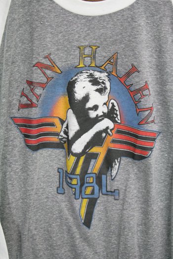 ヴァン・ヘイレン VAN HALEN 1984 Ｔシャツ ビンテージプリント バンド
