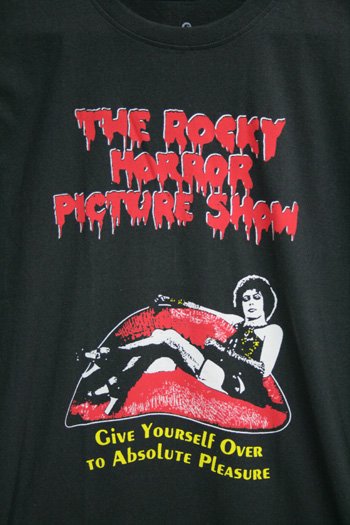 ロッキー・ホラー・ショー The Rocky Horror Picture Show Ｔシャツ ビンテージプリント 映画 ブラック サイズ・S  古着通販 ビンテージ古着 古着屋ヘブンズドア