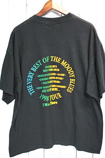 90年代 ムーディー・ブルース Ｔシャツ バンドTシャツ ブラック サイズ