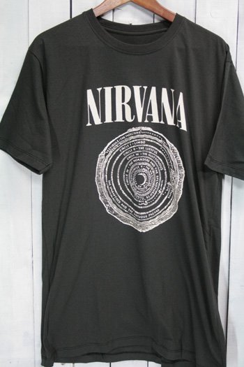 ニルヴァーナ (Nirvana) サークルロゴ Ｔシャツ ビンテージプリント