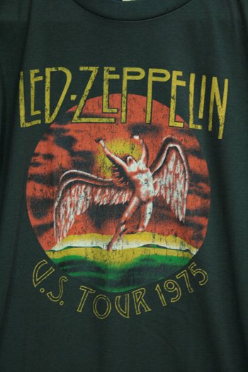 レッド・ツェッペリン Led Zeppelin Ｔシャツ ビンテージプリント