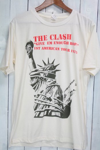 ザ・クラッシュ The Clash Ｔシャツ ビンテージプリント バンドTシャツ