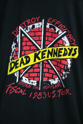 デッドケネディーズ (Dead Kennedys) 　Ｔシャツ　ビンテージプリント　バンドTシャツ　ブラック　サイズ・M　古着通販　ビンテージ古着　 古着屋ヘブンズドア