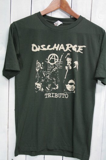 ディスチャージ（Discharge） Ｔシャツ ビンテージプリント バンドT