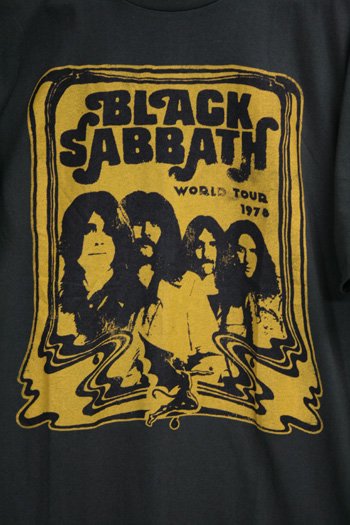 ブラックサバス（Black Sabbath） Ｔシャツ ビンテージプリント バンド