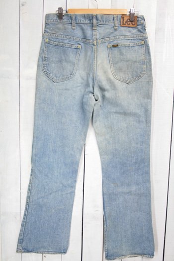 70年代　Lee　リー　古着　デニムパンツ　ブーツカット　ビンテージ　サイズ：W30×L30　古着通販　古着屋ヘブンズドア