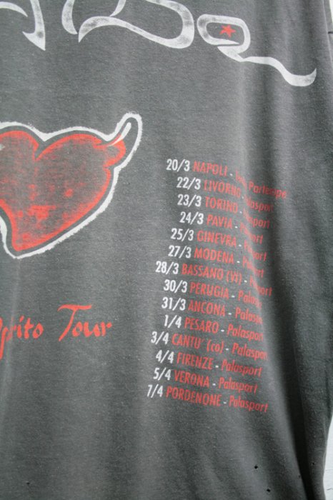 90年代 リトフィーバ バンドTシャツ Tシャツ ビンテージ ブラック 古着 spirito tour ツアーＴシャツ 古着通販 古着屋ヘブンズドア