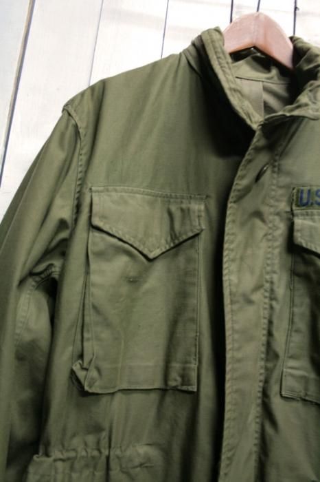70年代 m65フィールドジャケット 古着 ビンテージ ブラス