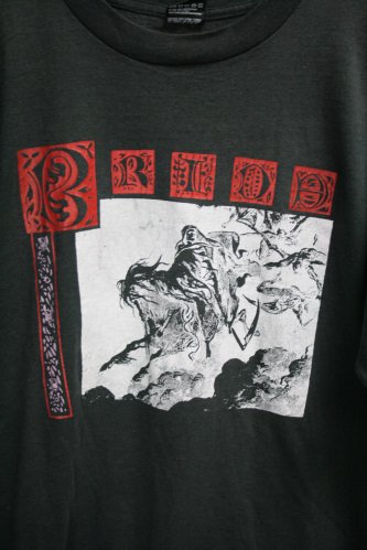 90年代　BRIDE　バンドTシャツ　Ｔシャツ　ブラック　黒　ビンテージバンドTシャツ live to die die to live　古着通販　 古着屋ヘブンズドア