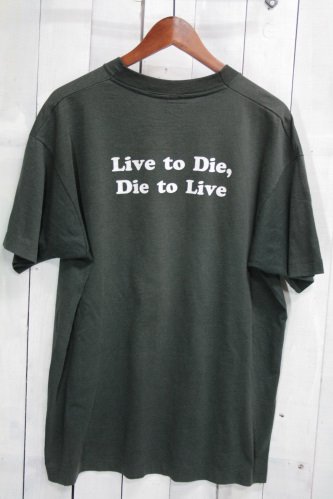 90年代　BRIDE　バンドTシャツ　Ｔシャツ　ブラック　黒　ビンテージバンドTシャツ live to die die to live　古着通販　 古着屋ヘブンズドア