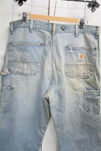 80's Carharttカーハートデニムジーンズペインターパンツボロ