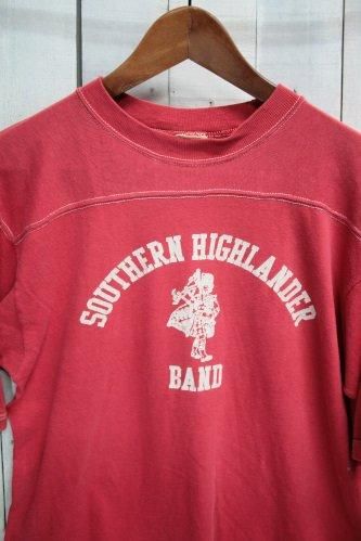 70年代 フットボールTシャツ | レッド 古着 ビンテージ Tシャツ