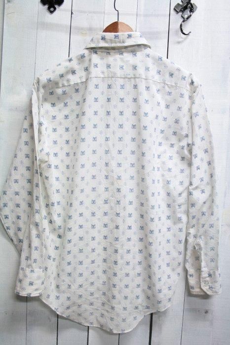 70年代古着 蝶柄シャツ|メンズ - ビンテージ古着通販 Tシャツや