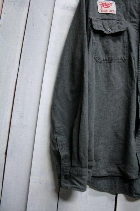 古着 ブラックシャンブレー シャツ | メンズ - ビンテージ古着
