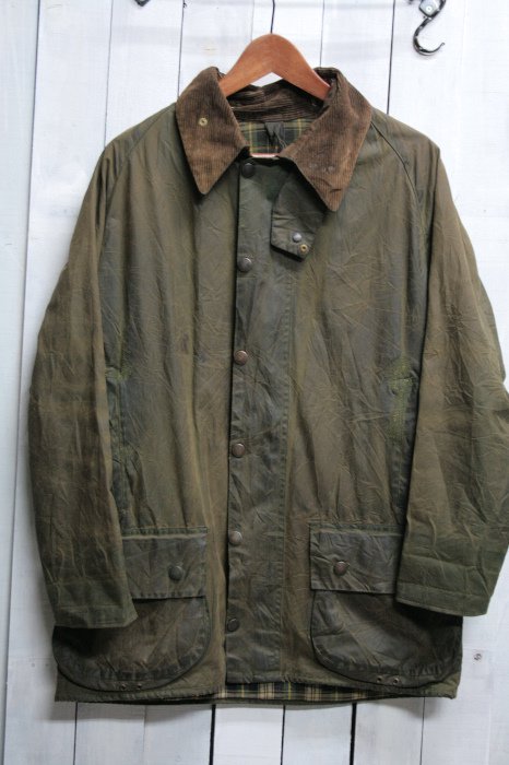 90's Barbour BEAUFORT Oiled Jacket Х֥ ӥ塼ե ɥ㥱å ååȥ ᡼ڥʷϵ 3