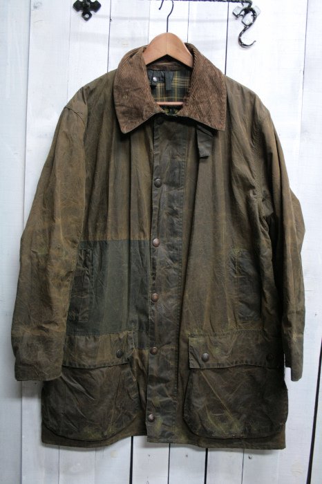 90's Barbour BORDER ܡ Oiled Jacket ɥ㥱å ååȥ ᡼ڥ 3 󥰥  ӥơ ֥饦 