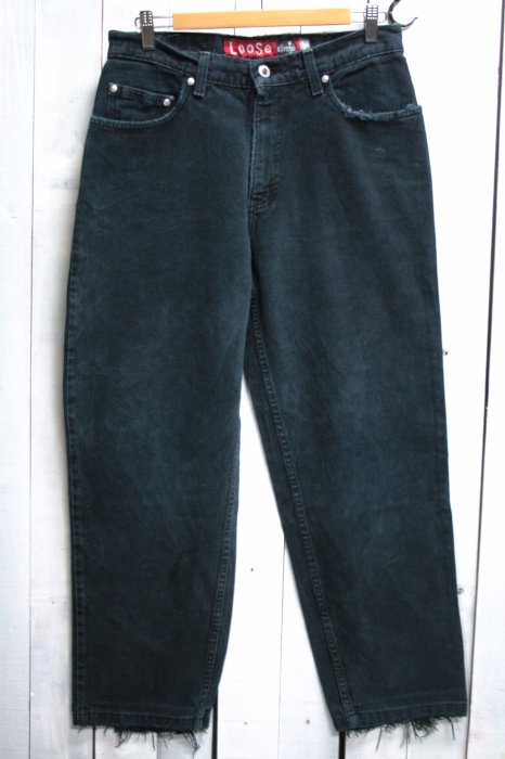 90s塡LEVIS SILVER TABLOOSE֥åǥ˥ࡡѥġӥơ󥺡USAʪ᡼