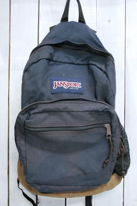 塡80sJANSPORT󥹥ݡġХåѥå쥶USAեɡ᡼MADE IN U.S.A.