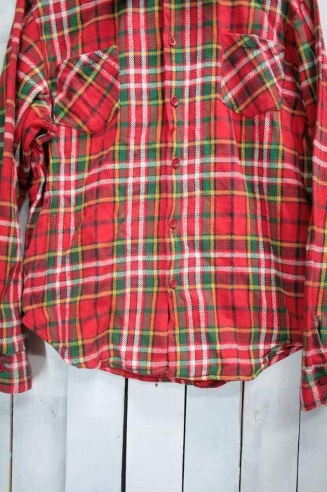 70s古着|Searsヘビーネルシャツ - ビンテージ古着通販 Tシャツ