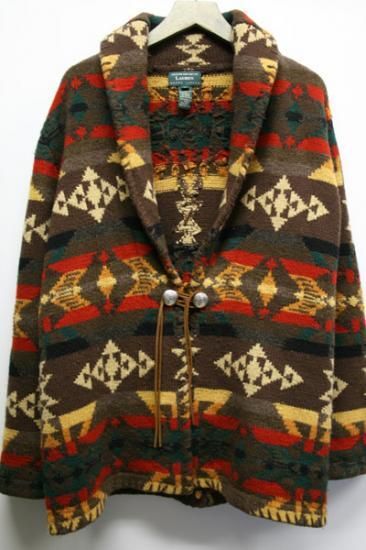 RRL native hand knit cardigan - ニット/セーター